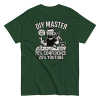 DIY Master t-shirt with tools graphic