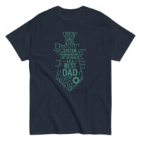 Best Dad circuit board tie T-shirt design.