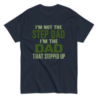 T-shirt with stepdad appreciation message