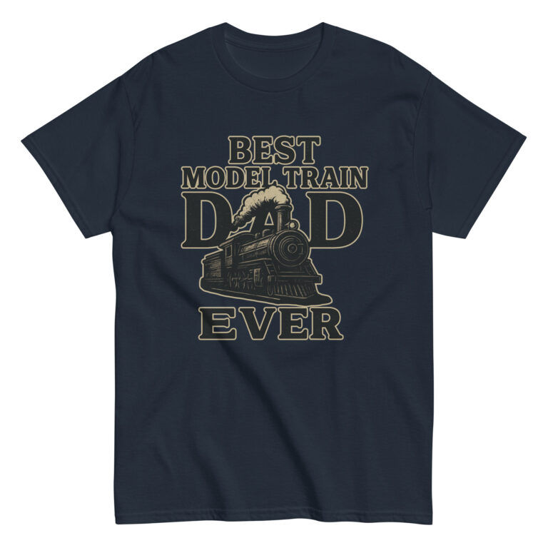 Best Model Train Dad Ever T-shirt design
