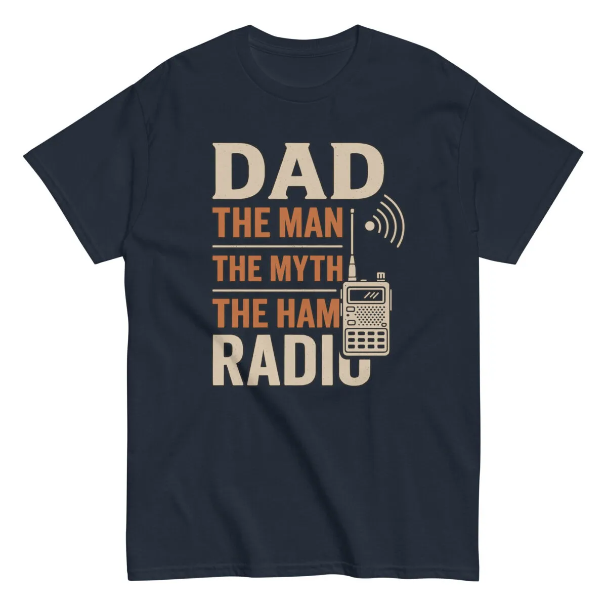 Dad Ham Radio T-shirt with text and icon