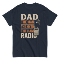 Dad Ham Radio T-shirt with text and icon