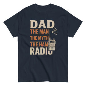 Dad Ham Radio T-shirt with text and icon