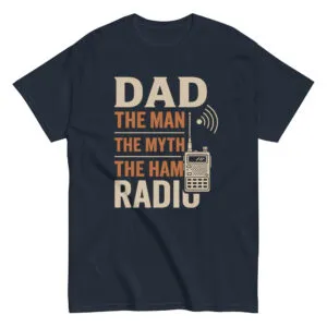 Dad Ham Radio T-shirt with text and icon
