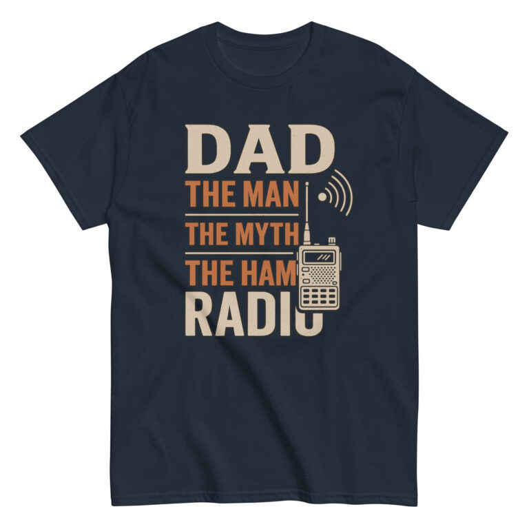 Dad Ham Radio T-shirt with text and icon