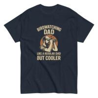 Birdwatching Dad T-shirt illustration, humor design