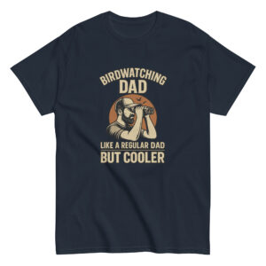 Birdwatching Dad T-shirt illustration, humor design