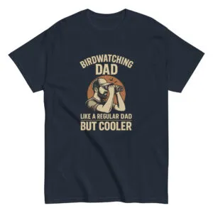 Birdwatching Dad T-shirt illustration, humor design