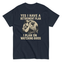 Birdwatching retirement plan t-shirt design