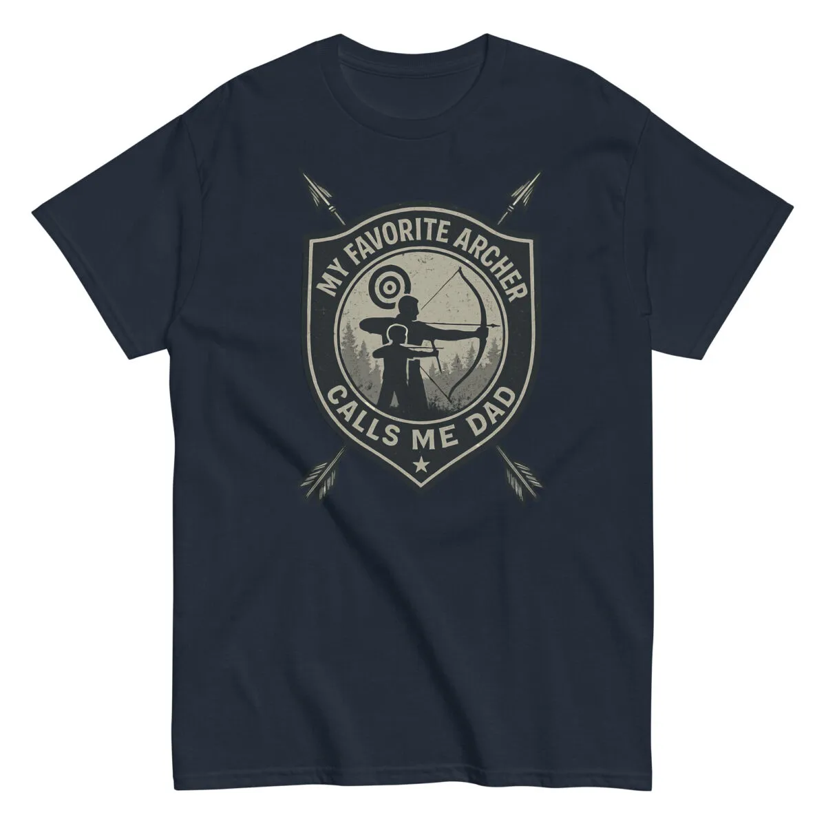 T-shirt: My favorite archer calls me dad design.