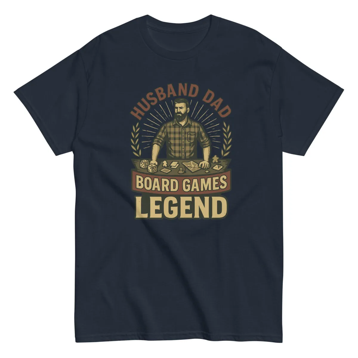 Husband Dad Board Games Legend T-shirt
