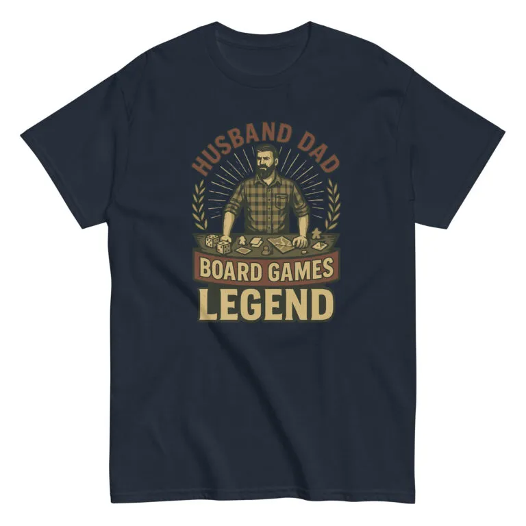 Husband Dad Board Games Legend T-shirt