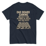 Dad board gaming humorous t-shirt design.
