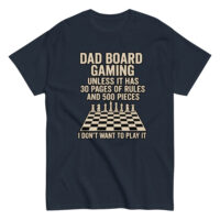 Dad board gaming humorous t-shirt design.