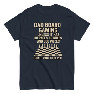 Dad board gaming humorous t-shirt design.