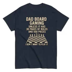 Dad board gaming humorous t-shirt design.