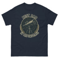 Best dad t-shirt with telescope graphic