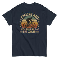 Cycling Dad t-shirt with retro bike graphic.