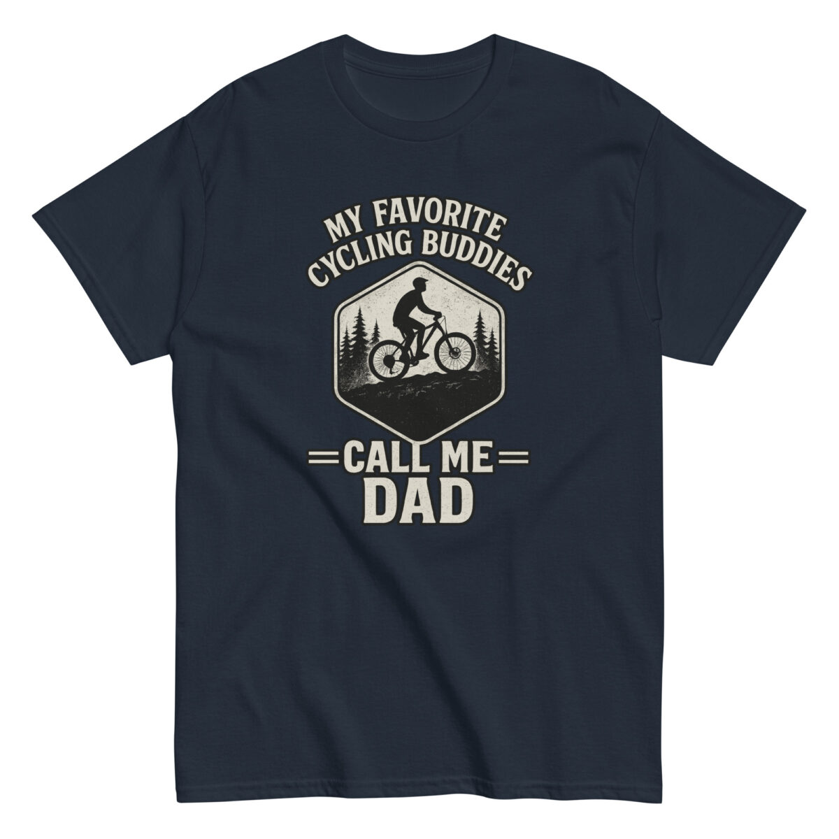 Cycling t-shirt: 'Call Me Dad' design.