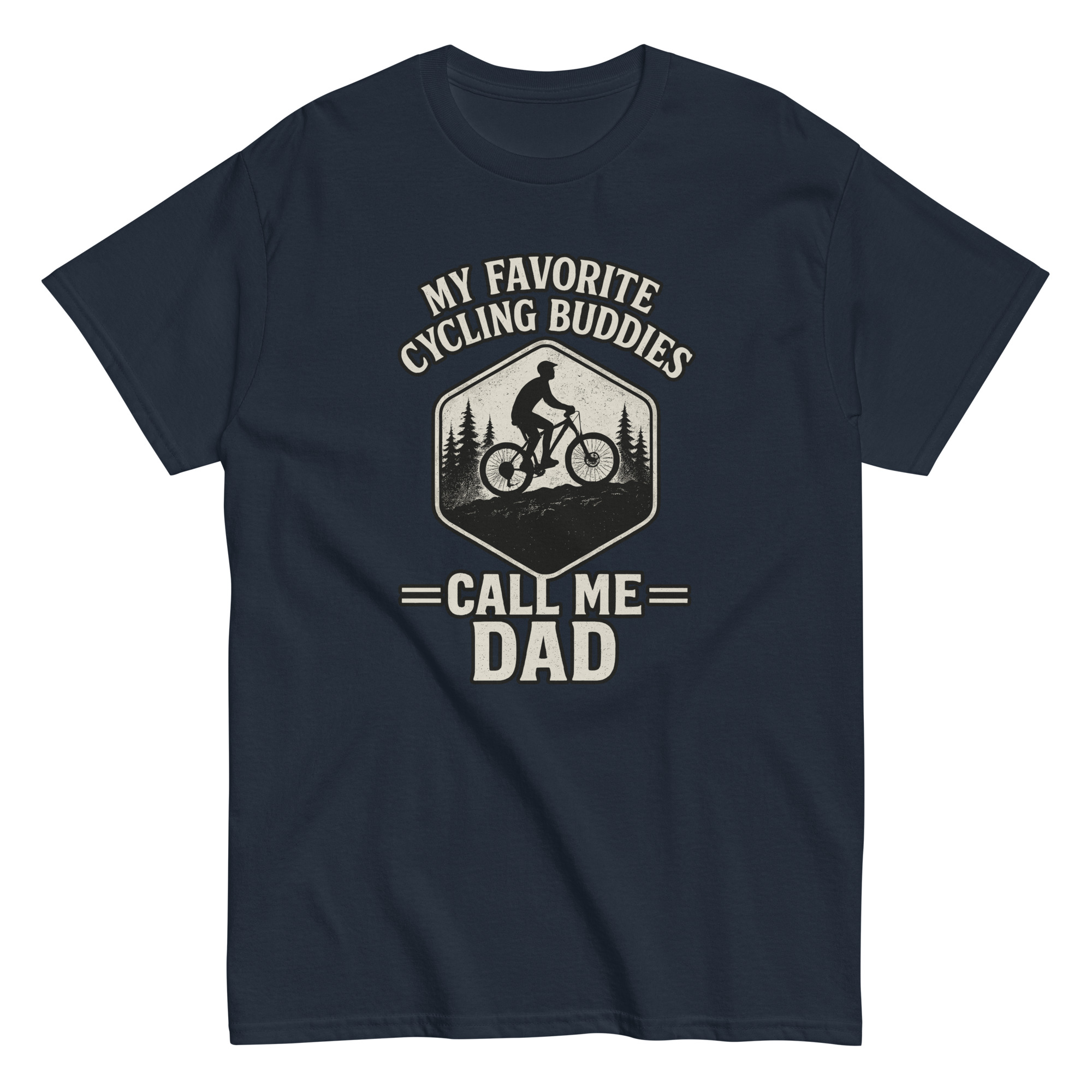 Cycling t-shirt: 'Call Me Dad' design.
