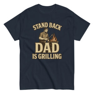 Dad grilling graphic t-shirt design