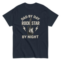 T-shirt with guitar and funny dad slogan