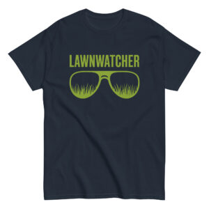 Lawnwatcher t-shirt with grass sunglasses design