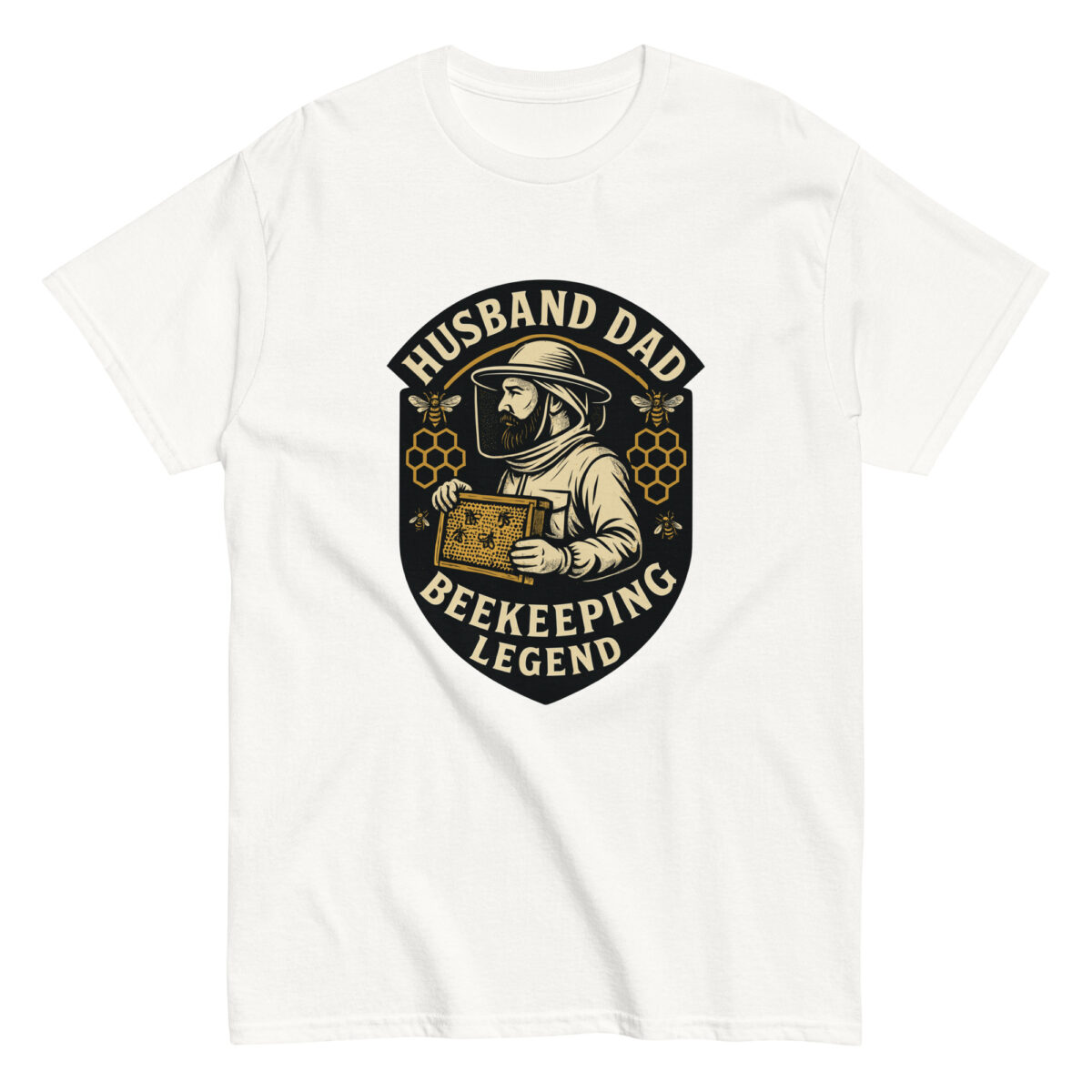 Husband Dad Beekeeping Legend T-shirt design
