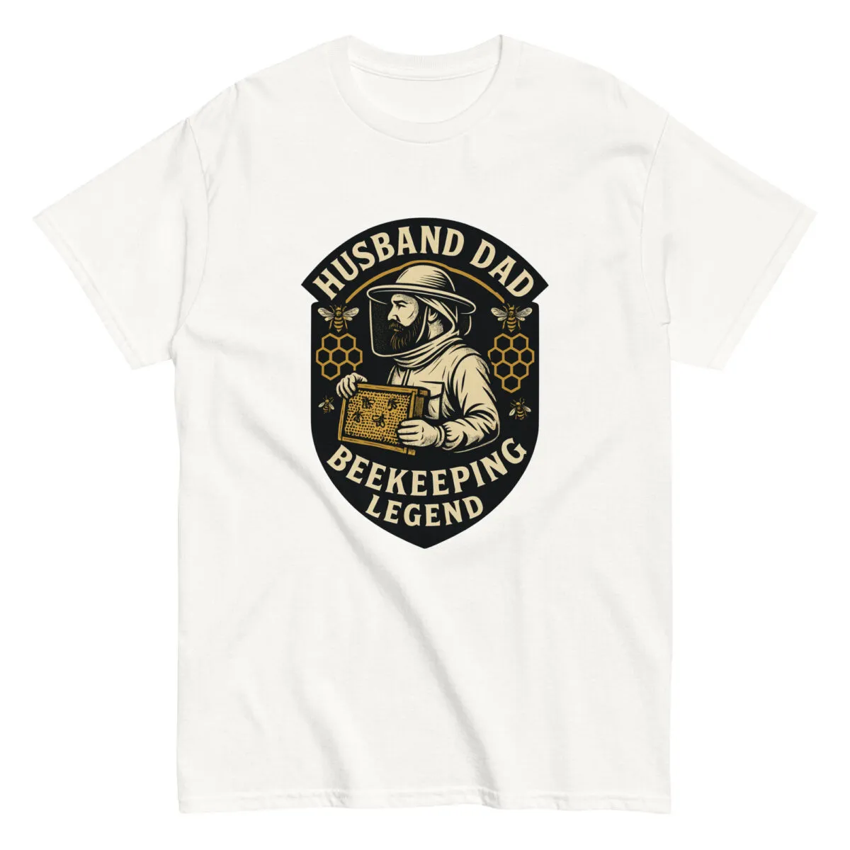 Husband Dad Beekeeping Legend T-shirt design