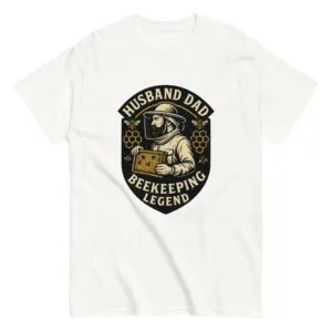 Husband Dad Beekeeping Legend T-shirt design