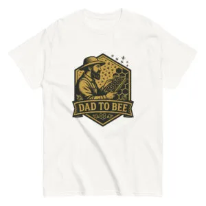 Dad to Bee beekeeping themed t-shirt design