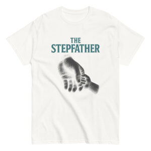 T-shirt with 'The Stepfather' design and hands graphic