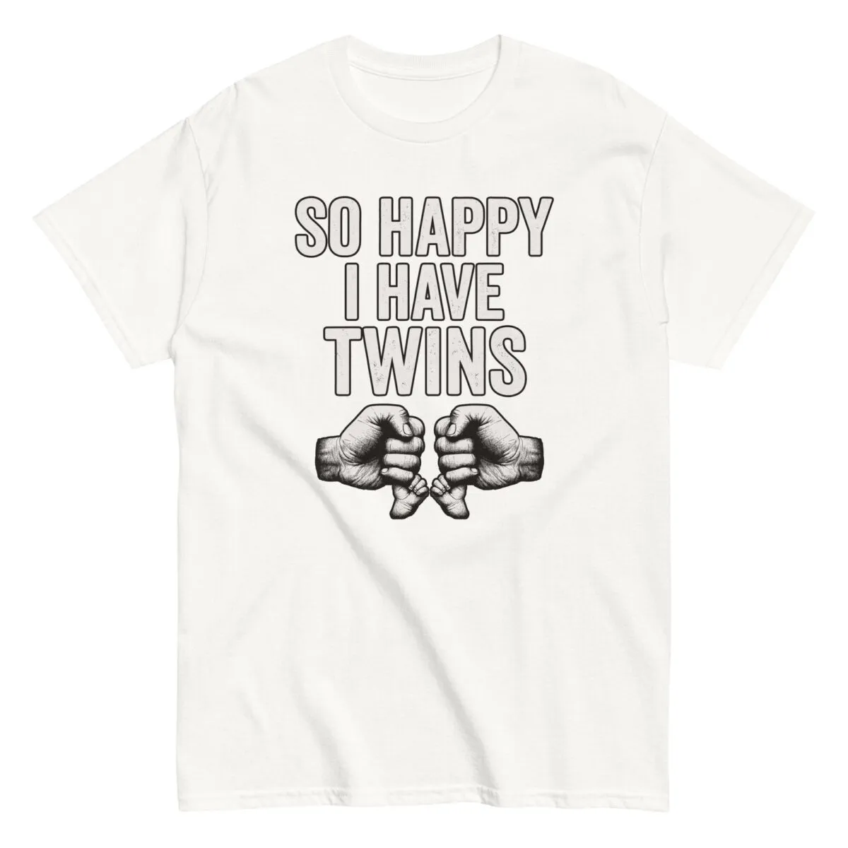 T-shirt with twin celebration design.