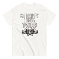 T-shirt with twin celebration design.