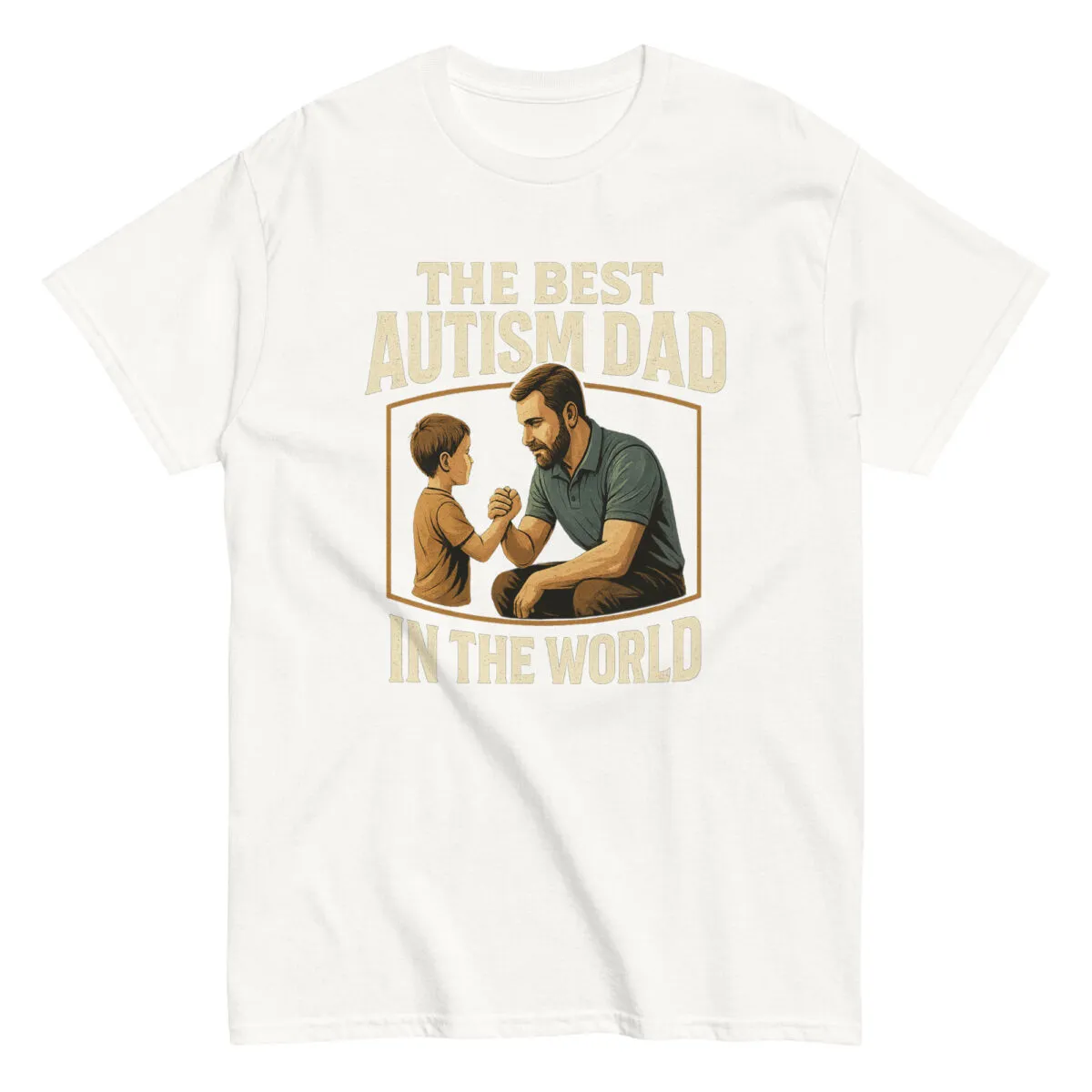 T-shirt with 'Best Autism Dad' design
