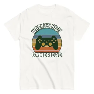 World's Best Gamer Dad T-shirt design