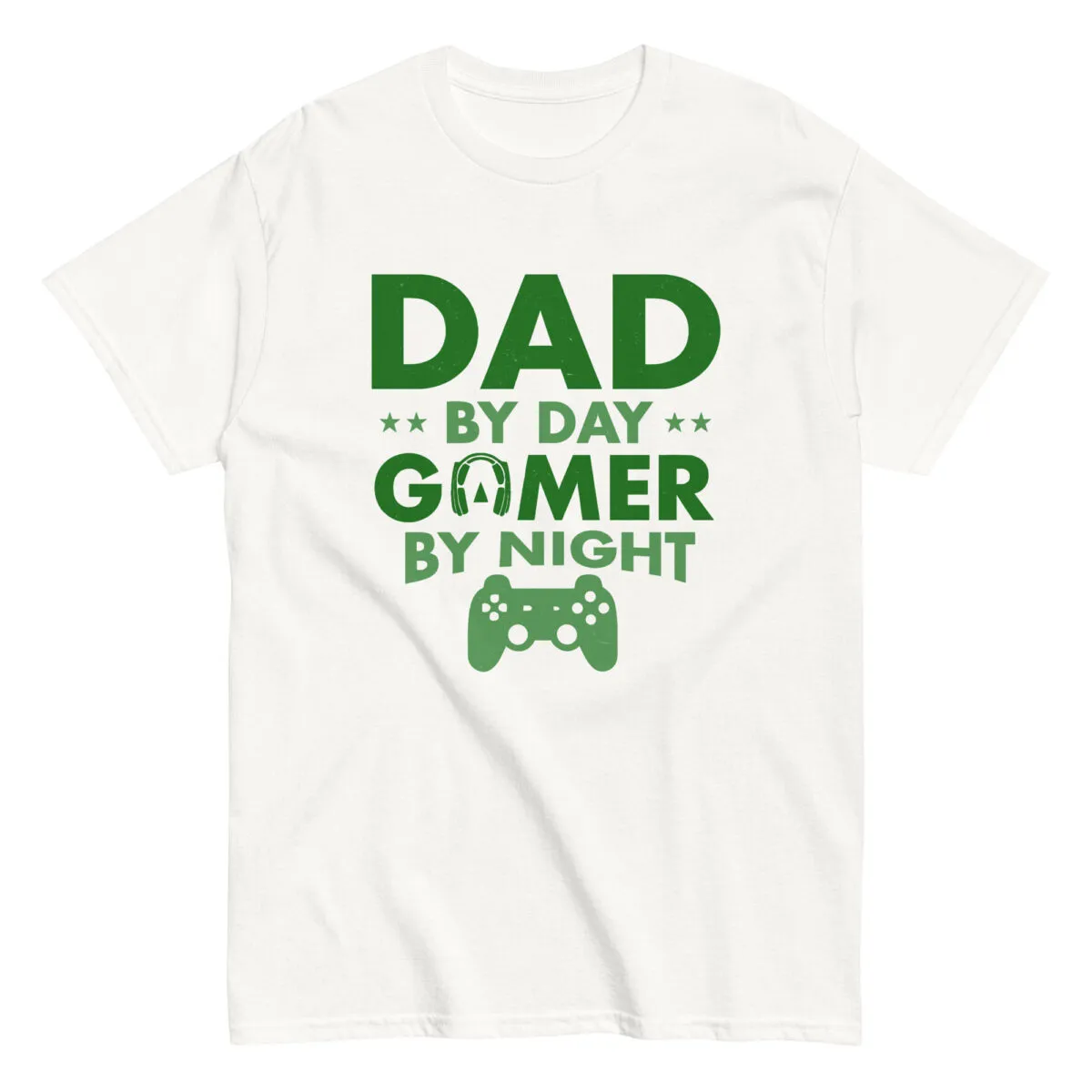 Dad by day, gamer by night T-shirt design