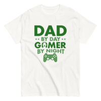 Dad by day, gamer by night T-shirt design