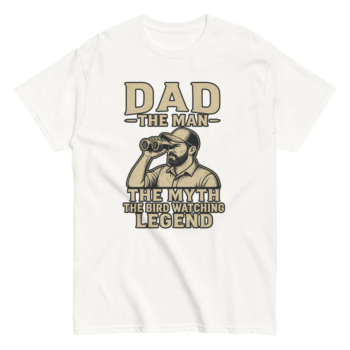 Dad bird watching legend graphic t-shirt