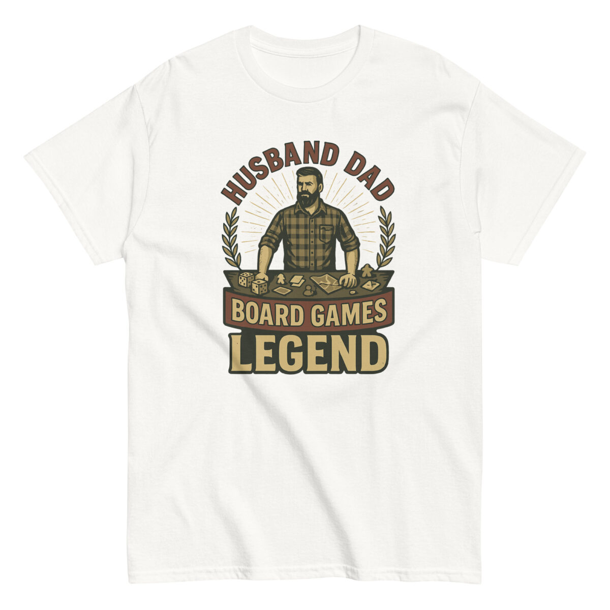 Husband Dad Board Games Legend T-shirt design