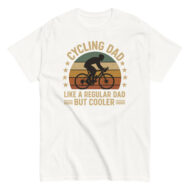 Cycling dad t-shirt with vintage design