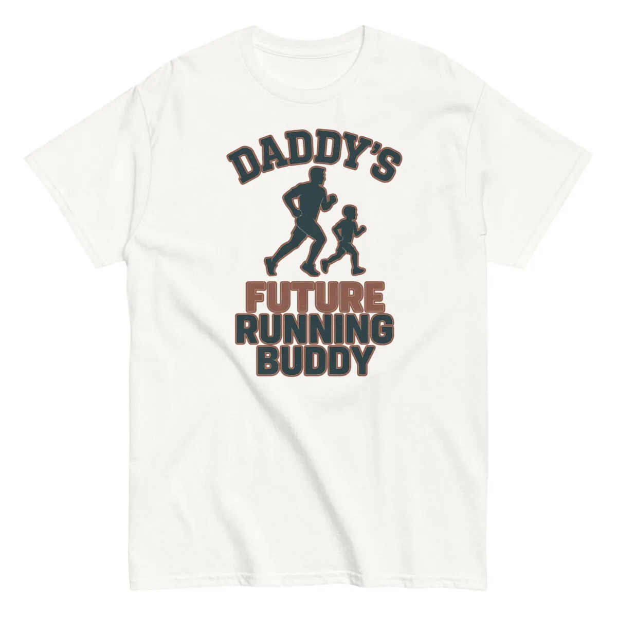 Daddy's future running buddy t-shirt