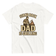T-shirt with dad grilling design