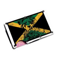 Rasta lion wallet with Jamaican flag design