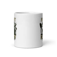 White mug with plant daddy design.