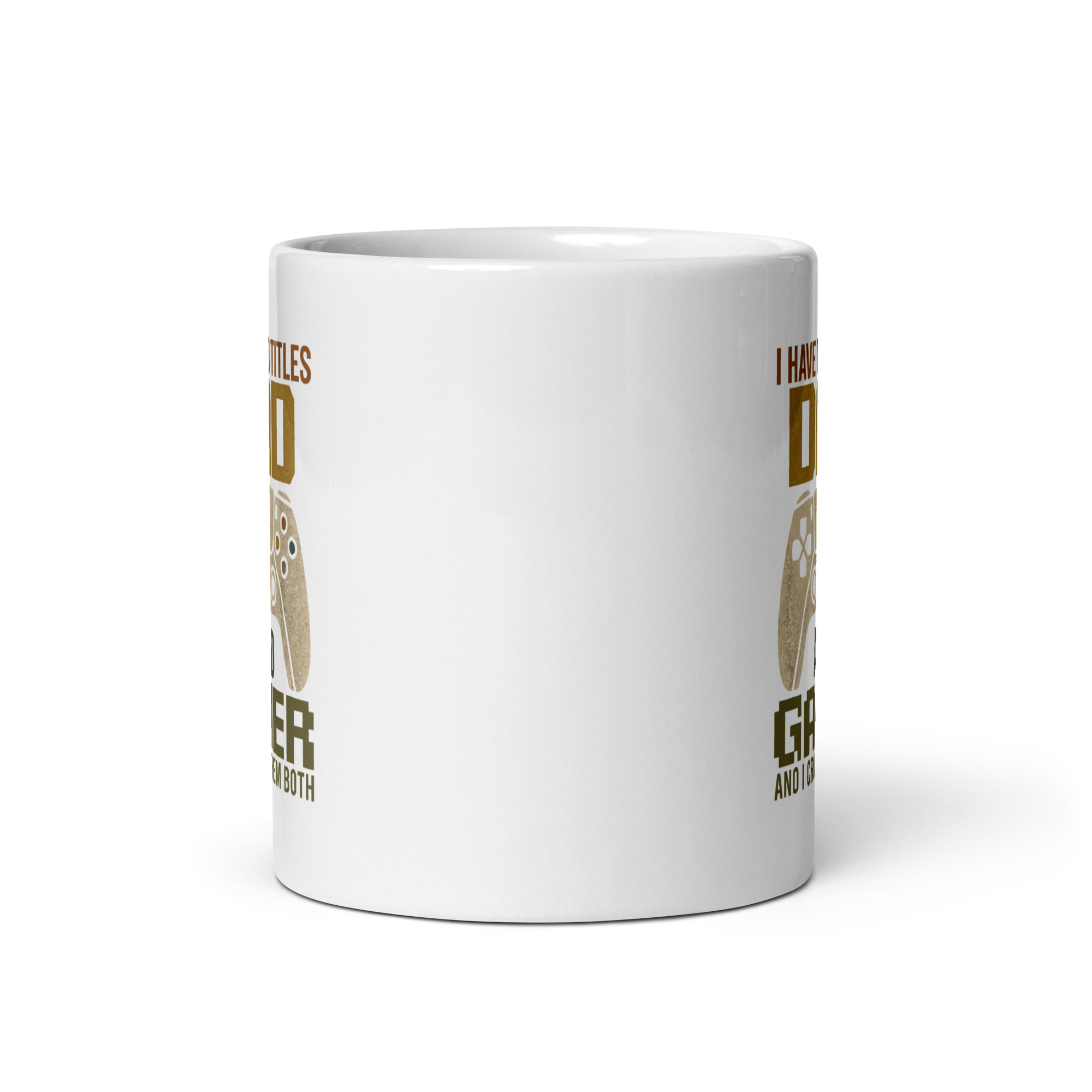 white-glossy-mug-white-11-oz-front-view-68f62ac8791a9.jpg White mug with gamer dad design and text