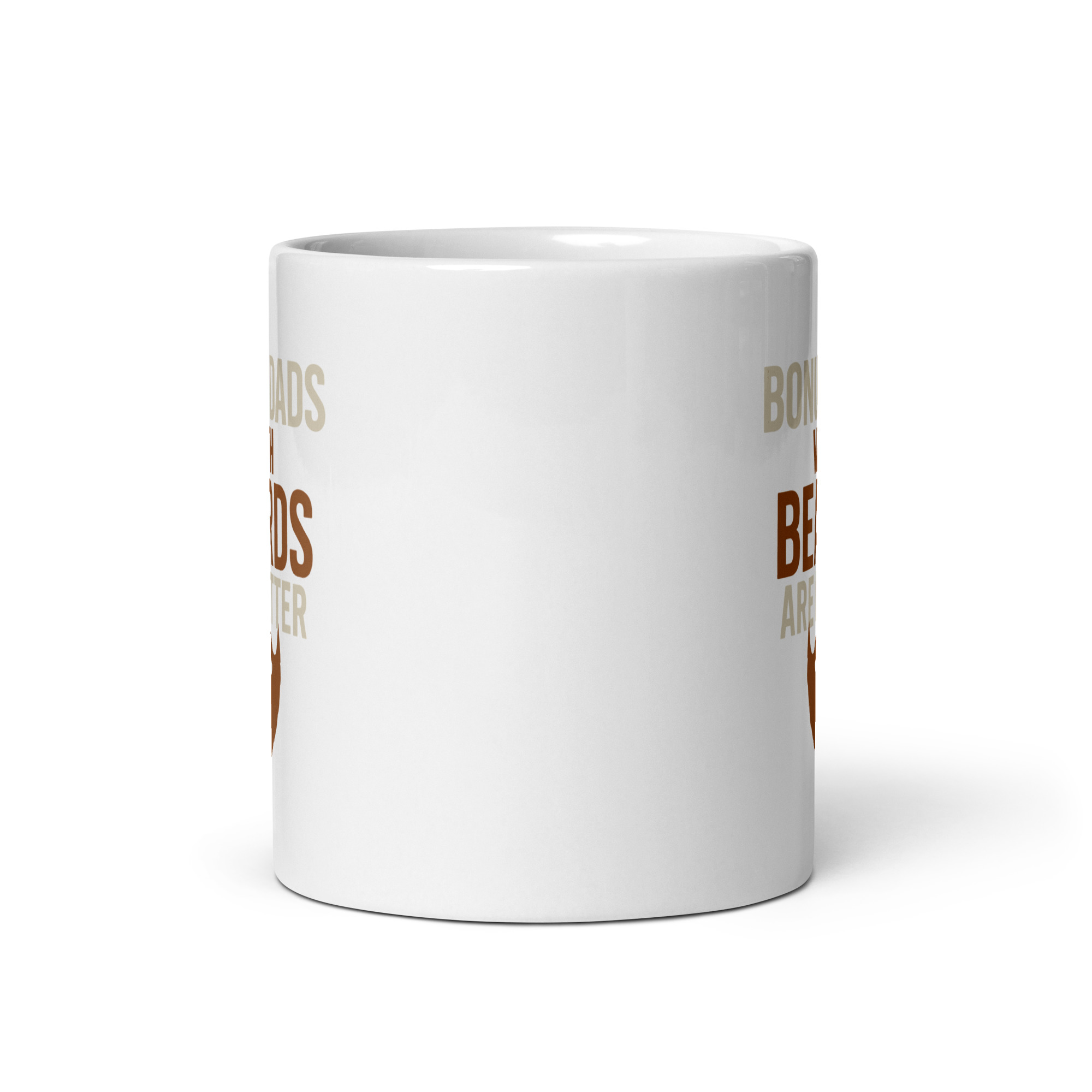 white-glossy-mug-white-11-oz-front-view-68f758a73bc47.jpg White mug with printed text and beard graphic.