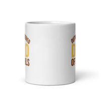 White mug with partial motivational text.