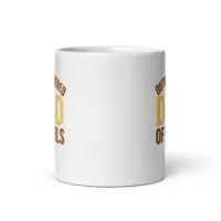 White mug with partial motivational text.
