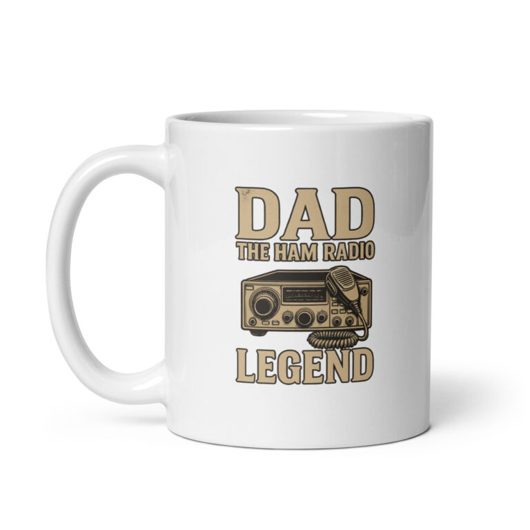 Dad ham radio legend mug